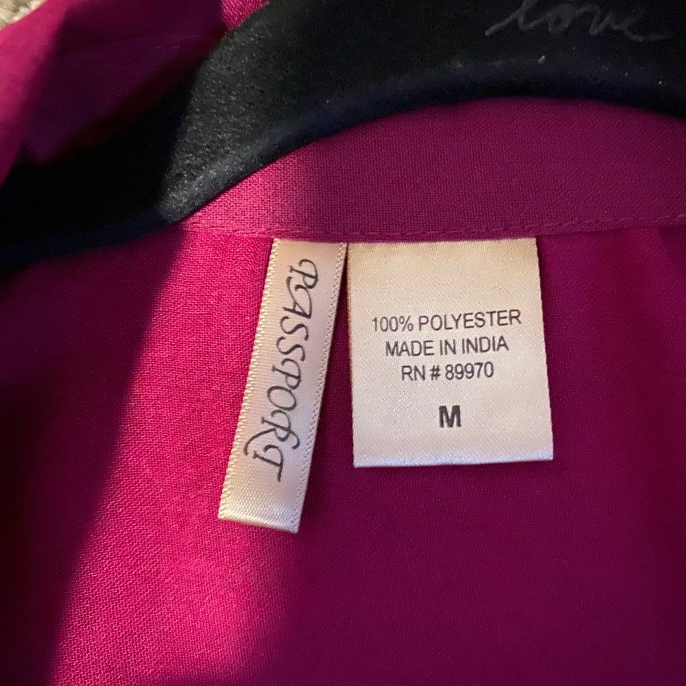 Passport Magenta Blouse - Picture 4 of 12